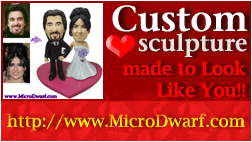 Custom Sculpture made to Look Like You!! http://www.Microdwarf.com